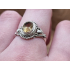 Echt zilveren ring met citrien